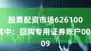 股票配资市场626100其中：回购专用证券账户009